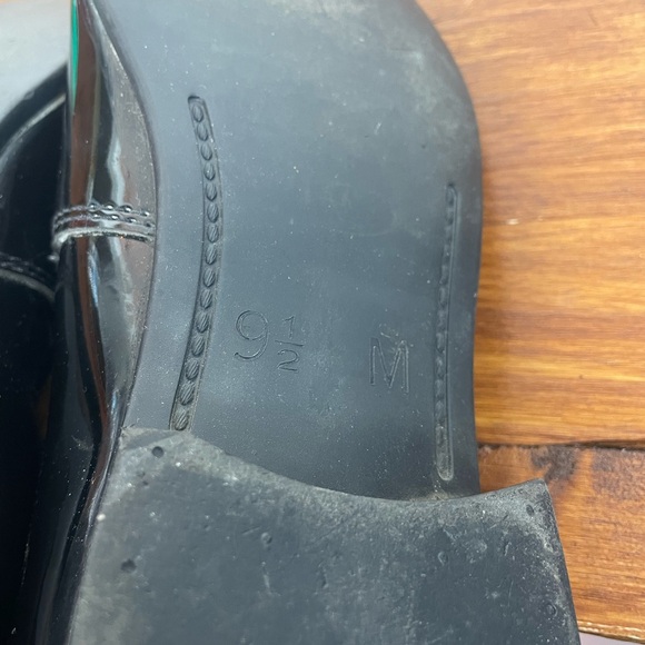 Barclay Black Tasseled Tuxedo Patent Leather Slip-on Loafers Mens Size 9.5 GUC - Picture 9 of 9